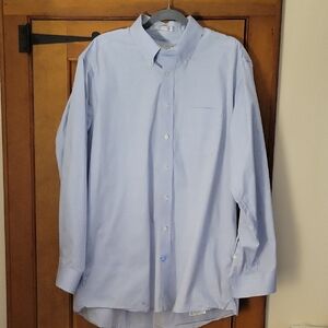 FORSYTH OF CANADA Light Blue Button-Down Dress Shirt